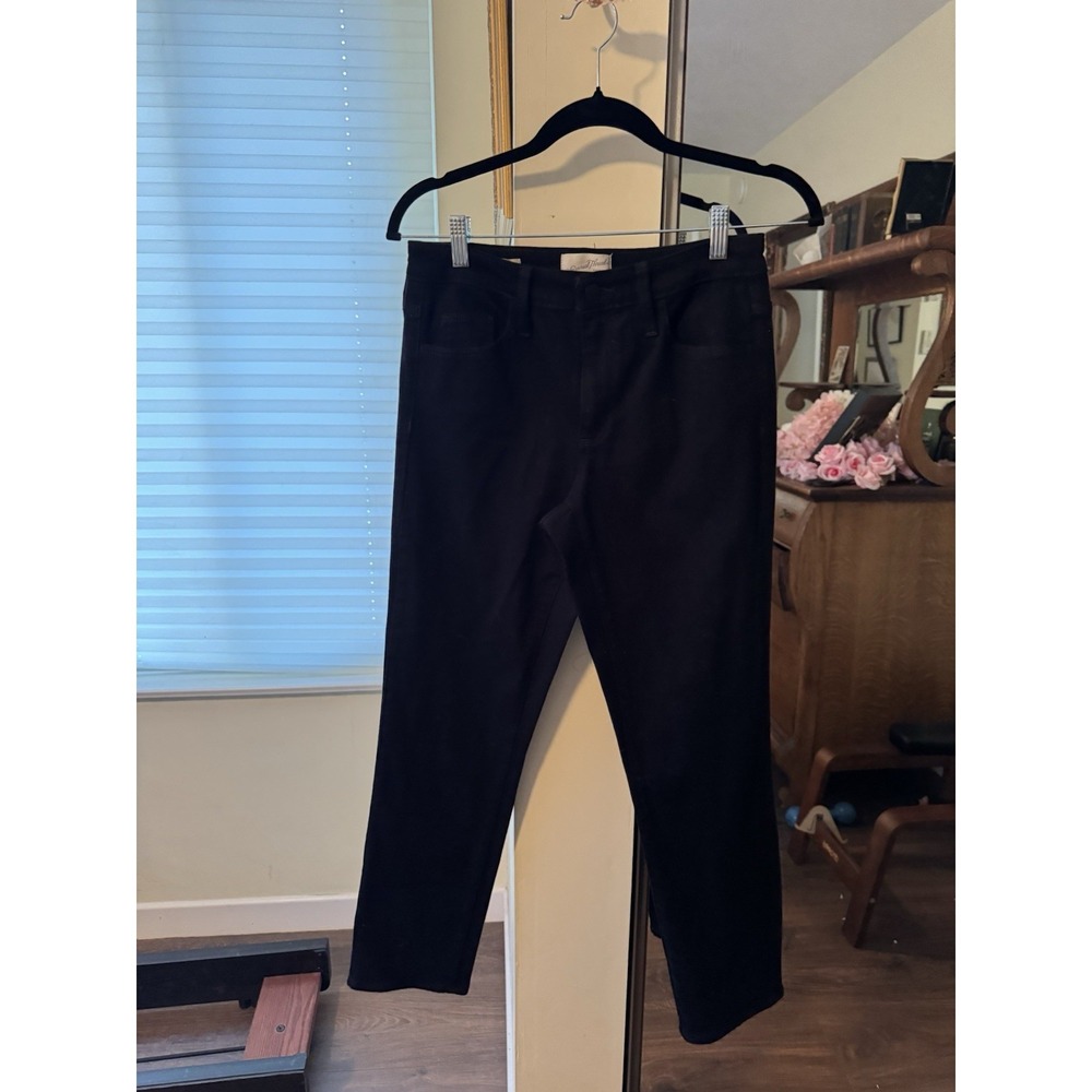 Universal Thread Black High Rise Slim Straight Jeans Size 2 / 26R - Picture 3 of 7
